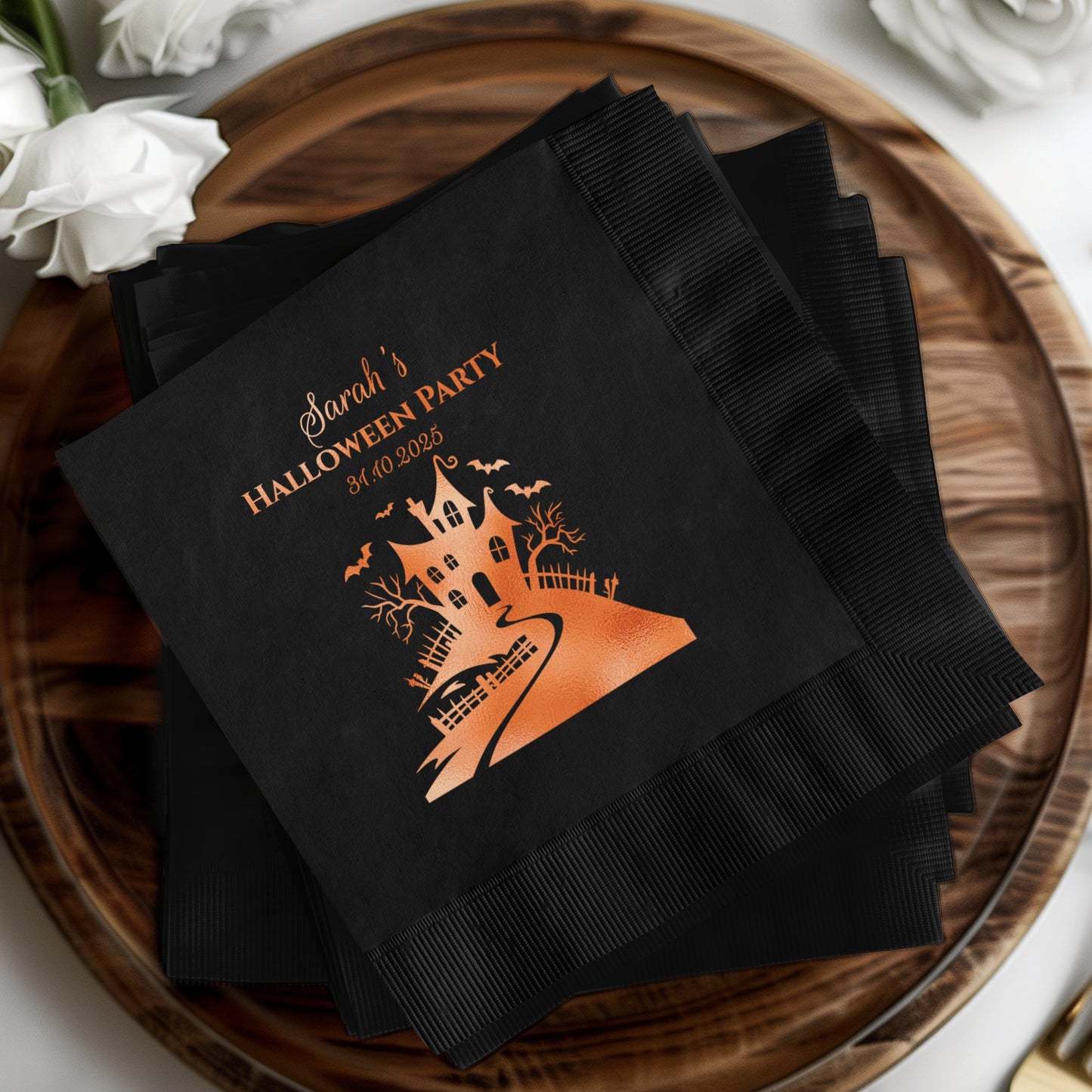 Personalized Halloween Party Napkins Event Product