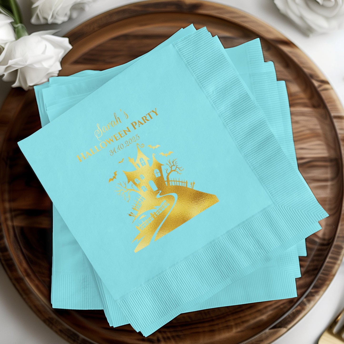 Personalized Halloween Party Napkins product type