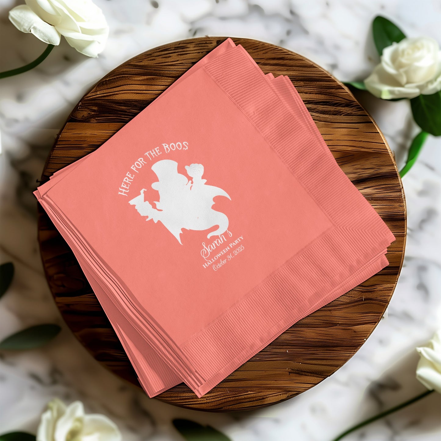 Here for the Boos Halloween Party Napkin product