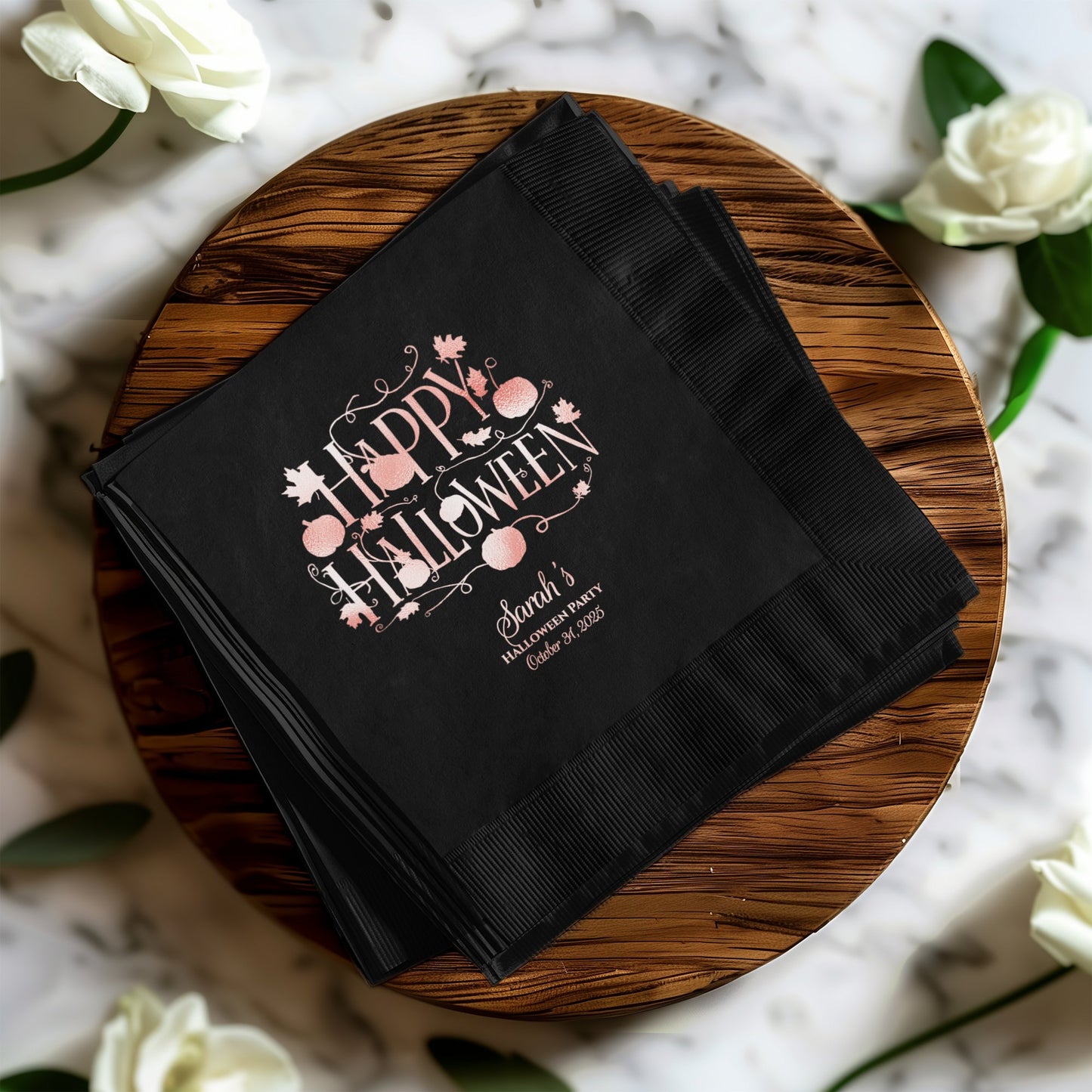 Happy Halloween Custom Personalized Napkin product