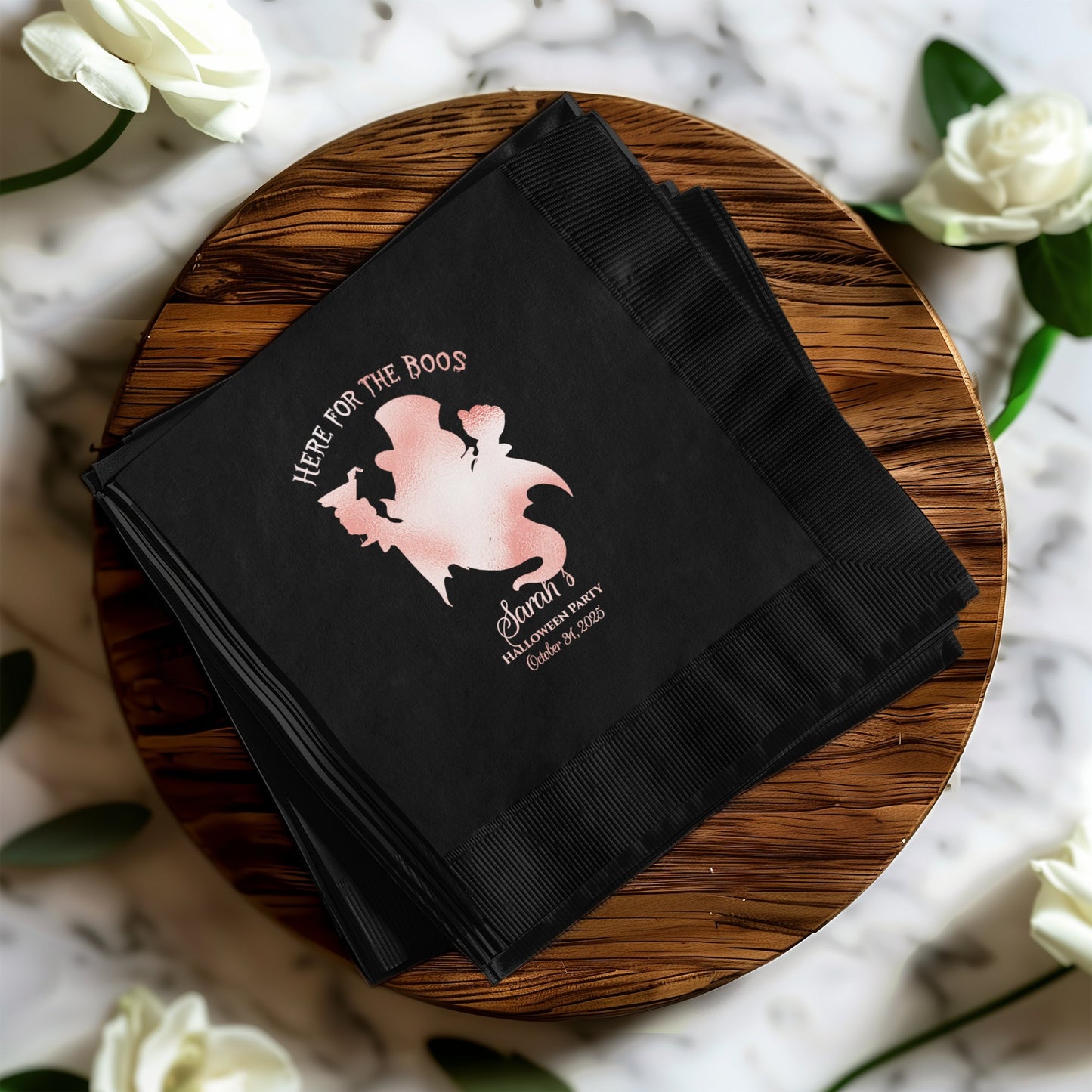 Here for the Boos Custom Party Napkins product type