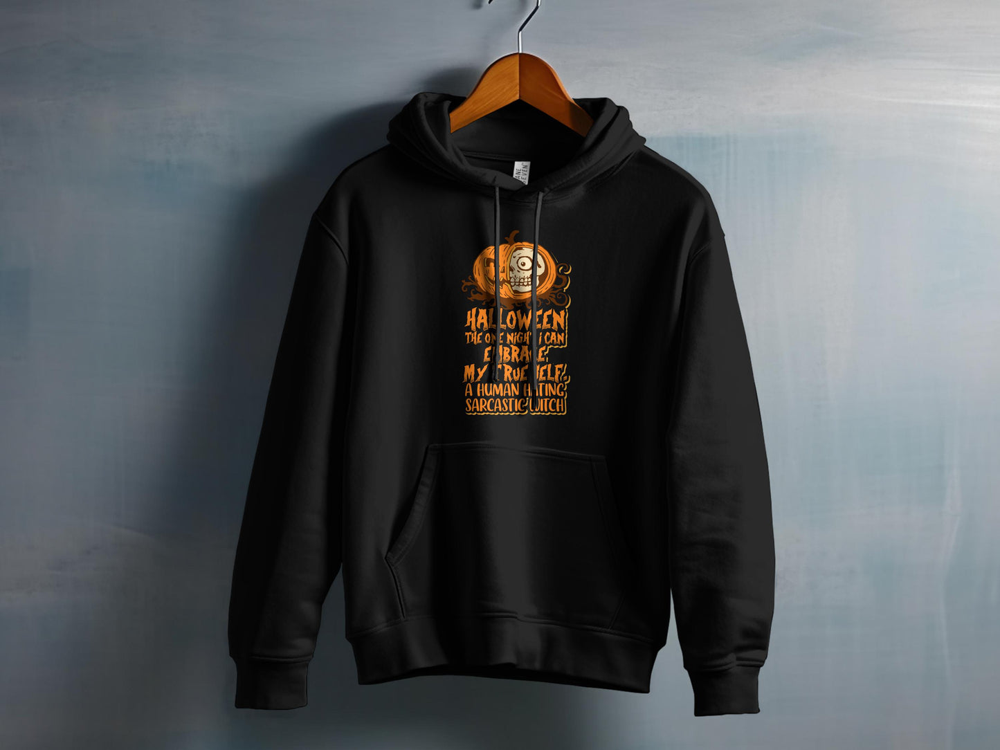 Unique Halloween Scary Pumpkin Themed Hoodie product