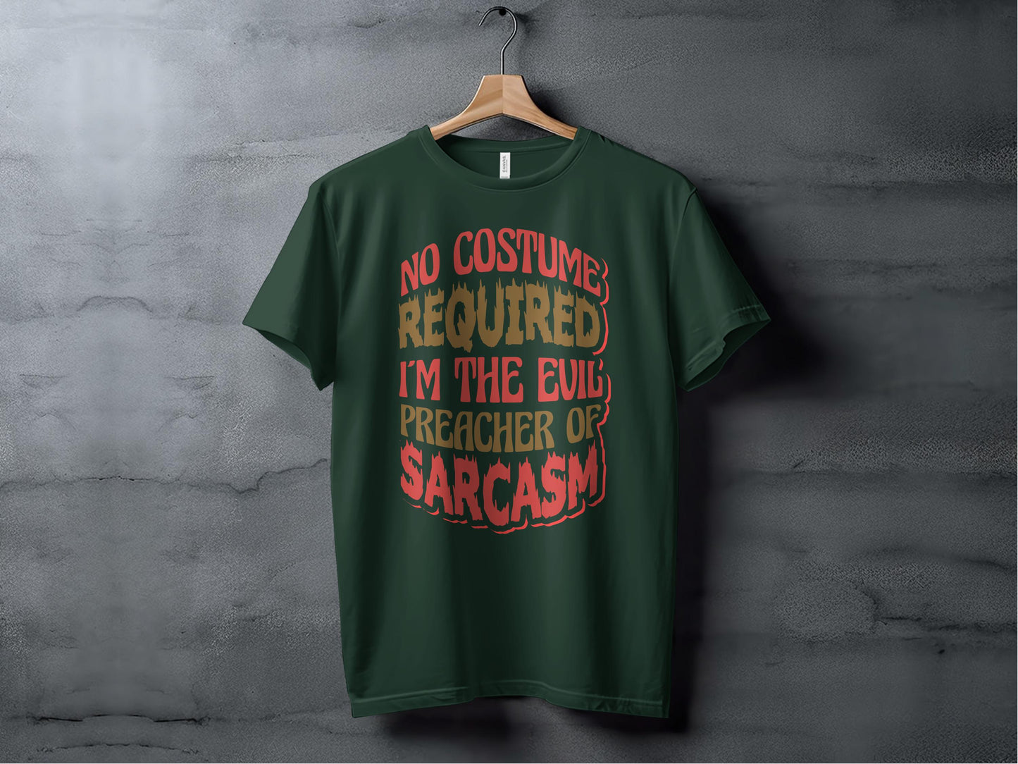 No Costume Required I'm The Evil Preacher Shirt product