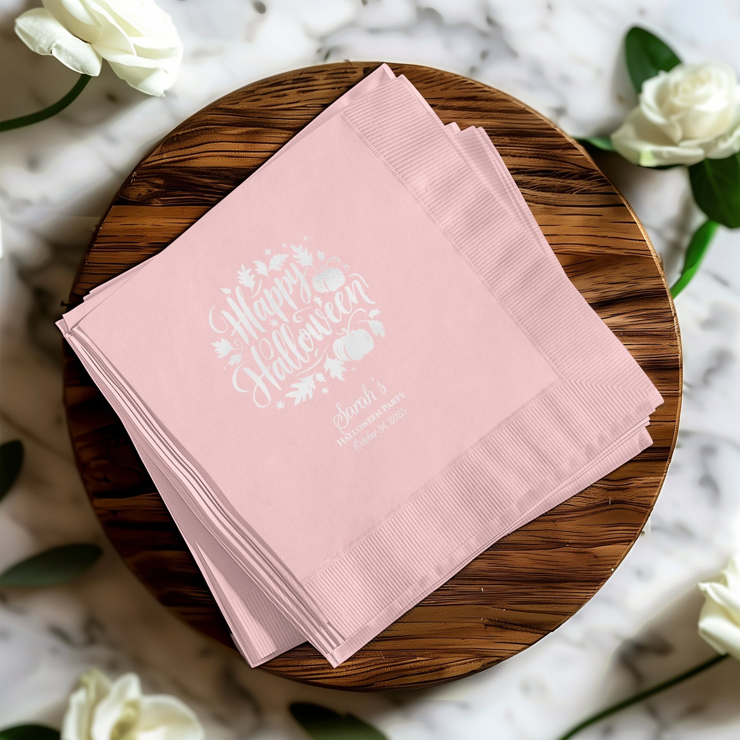 Happy Halloween Designer Custom Napkins product