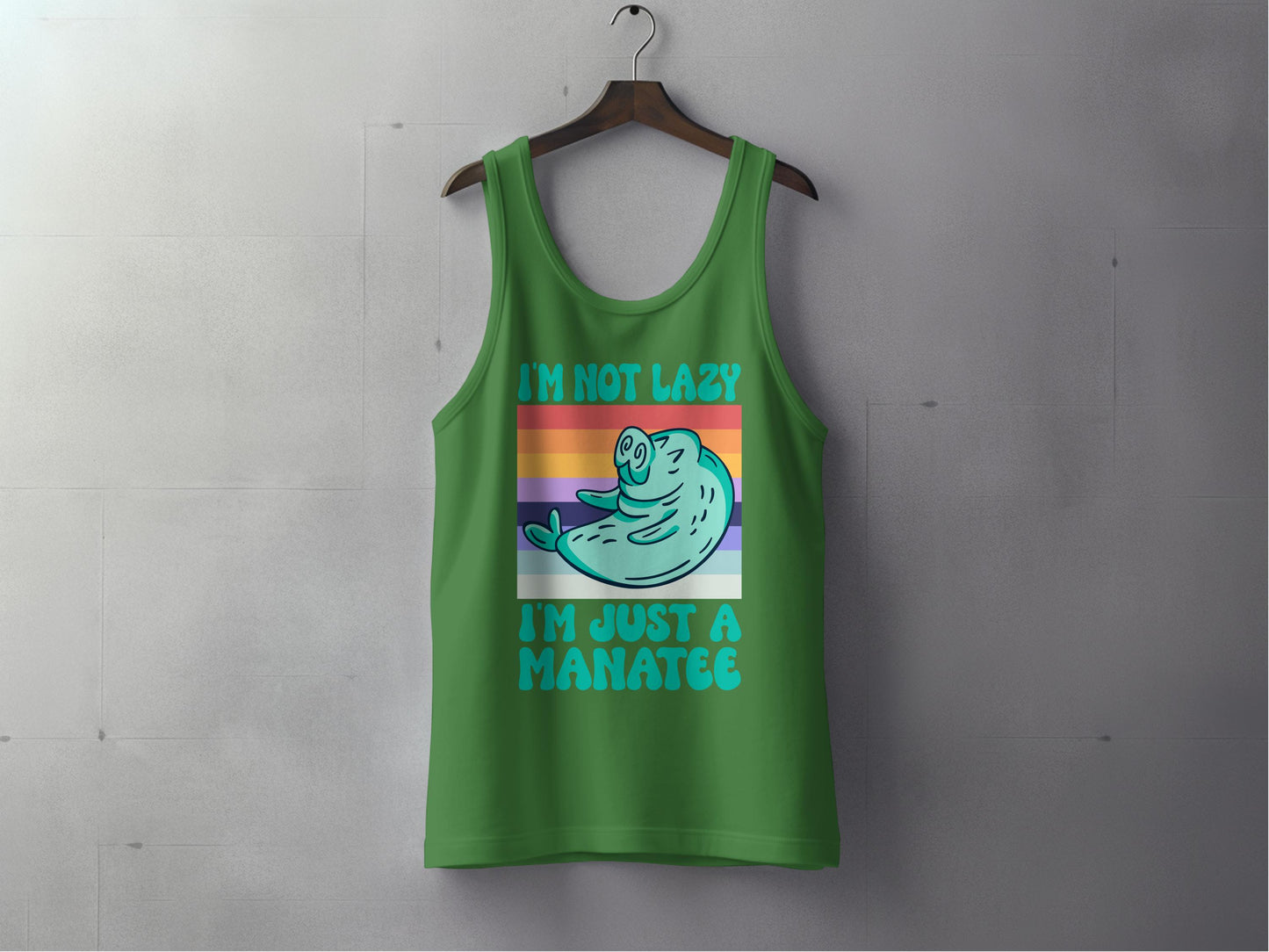 I'm Not Lazy I'm Just A Manatee Tank Top product