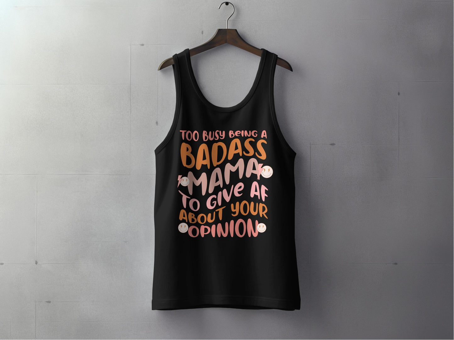 Too Busy Being A Badass Mama Tank Top product