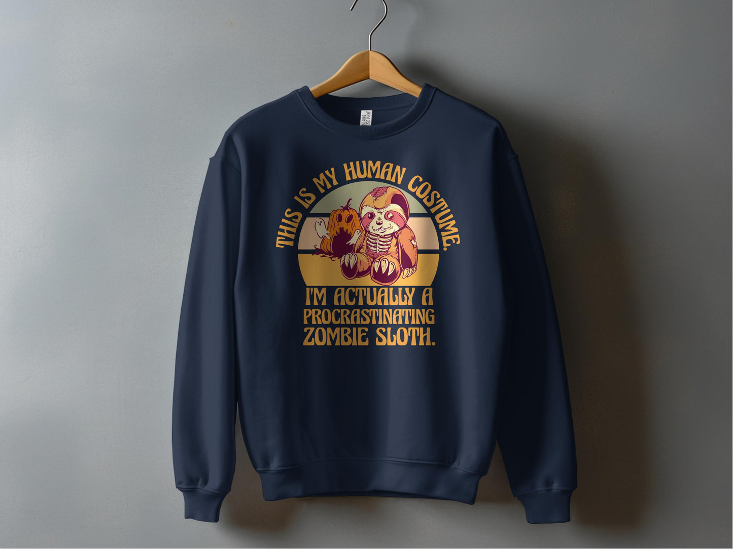 This Is My Human Costume Zombie Sloth Sweater product