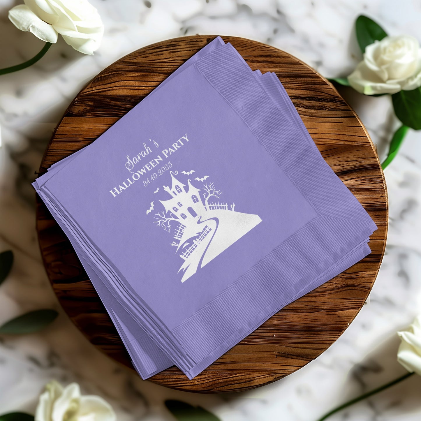 Personalized Halloween Party Napkins product type