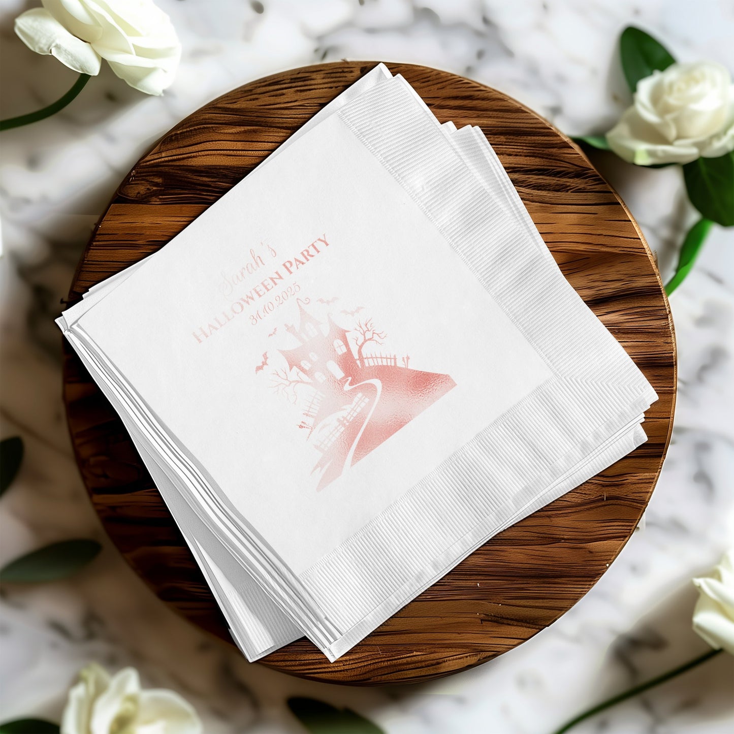 Personalized Halloween Party Napkins product