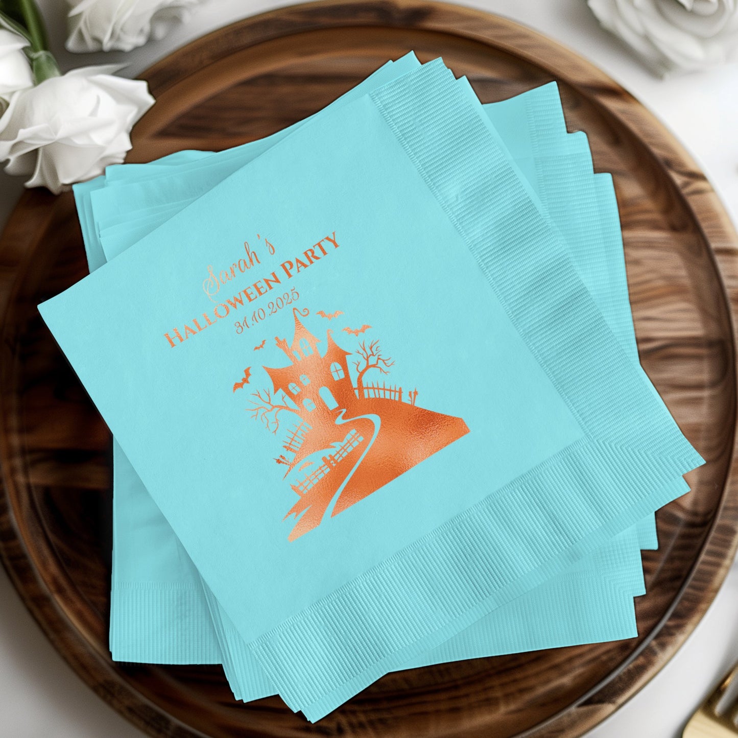 Personalized Halloween Party Paper Napkin product type
