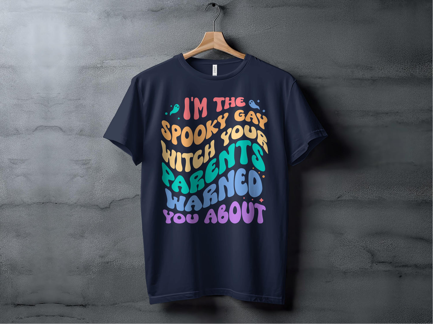 Spooky Gay Witch Parents Warned You About T-shirt product type