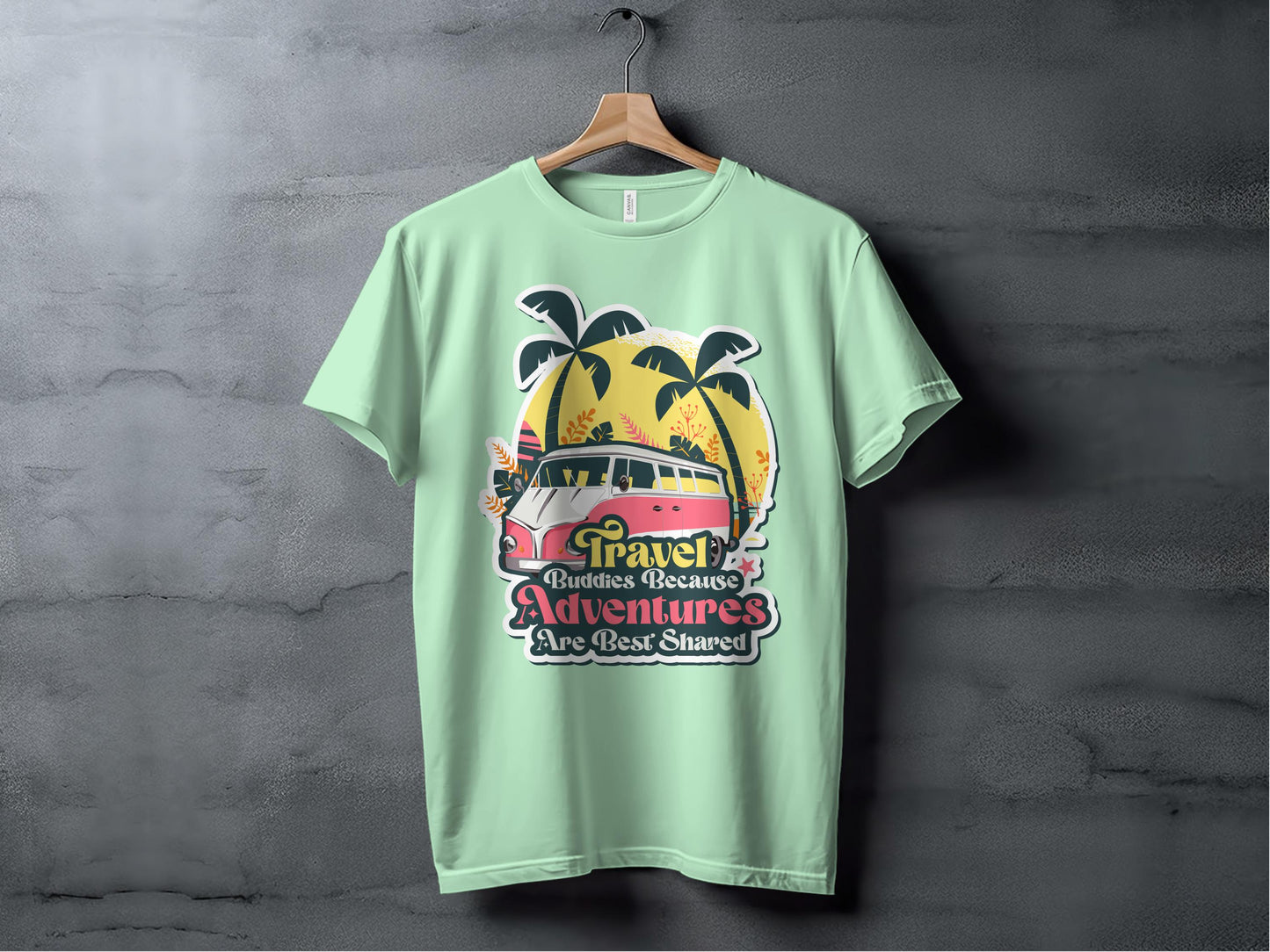 Travel Buddies Adventures Best Shared Graphic T-shirt product