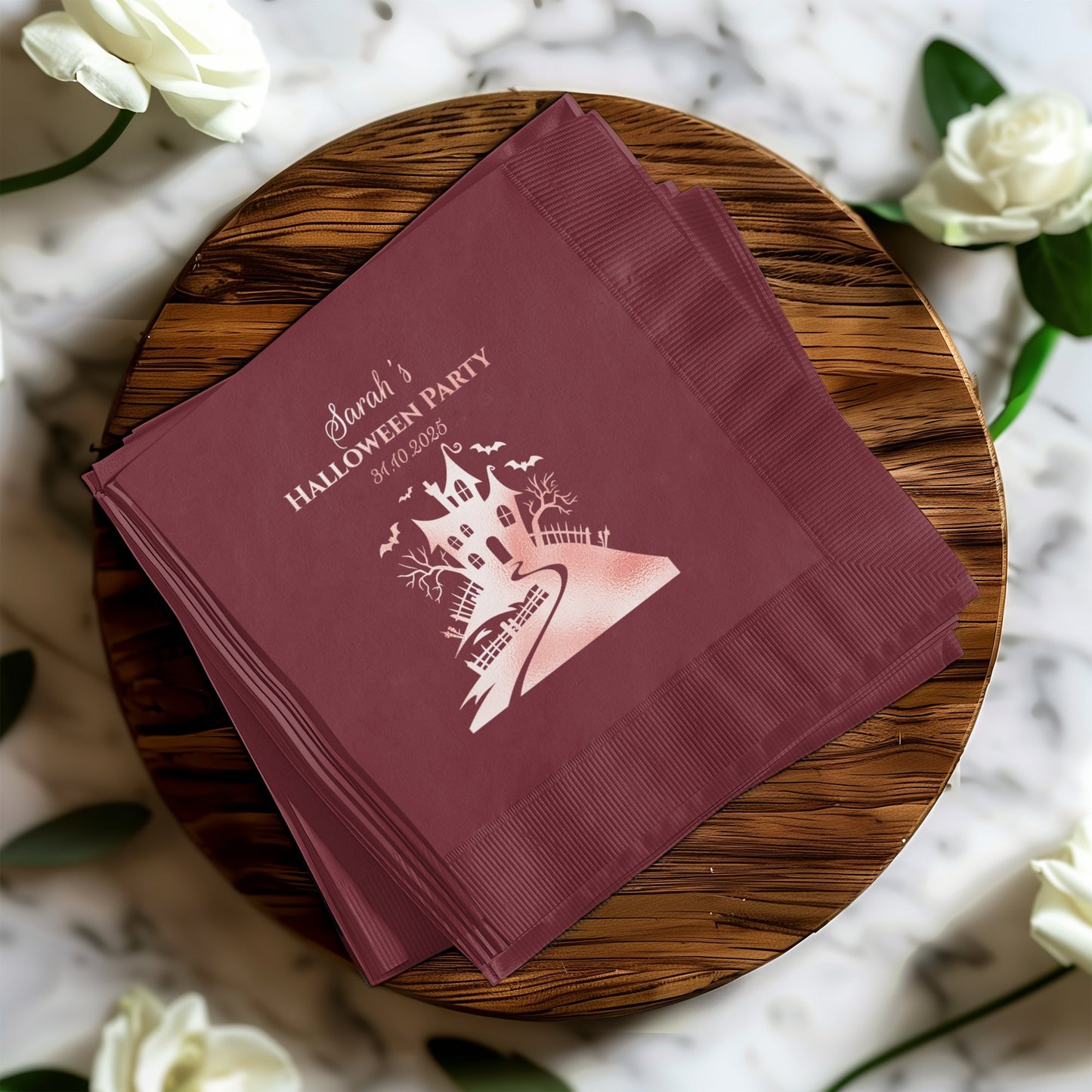 Personalized Halloween Party Napkin product