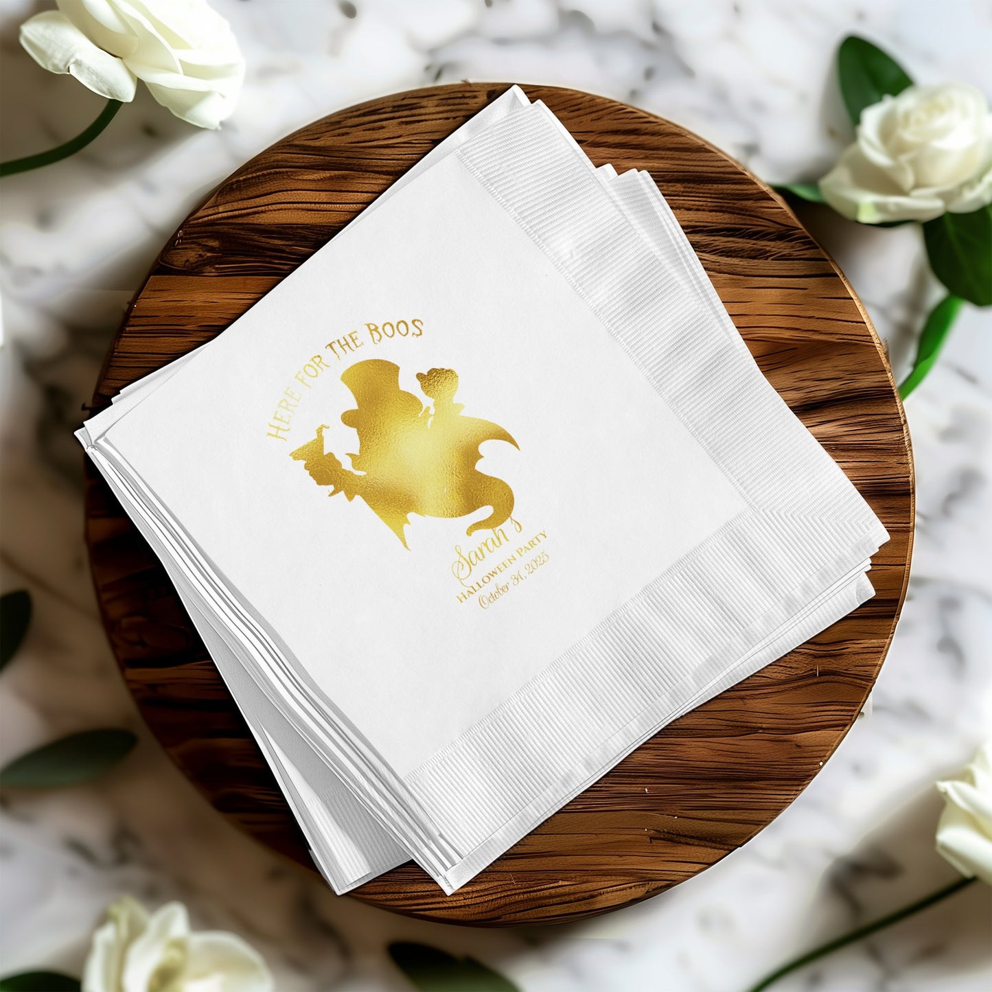 Here for the Boos Gold Foil Custom Napkin product type