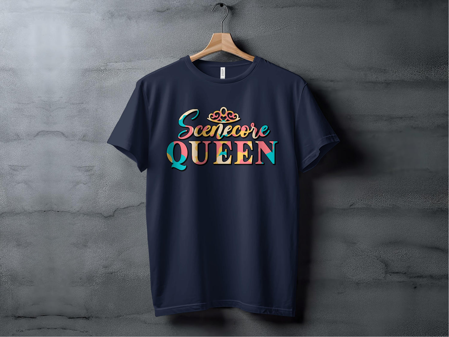 Scenecore Queen Graphic Tee Shirt Trendy Fun product type