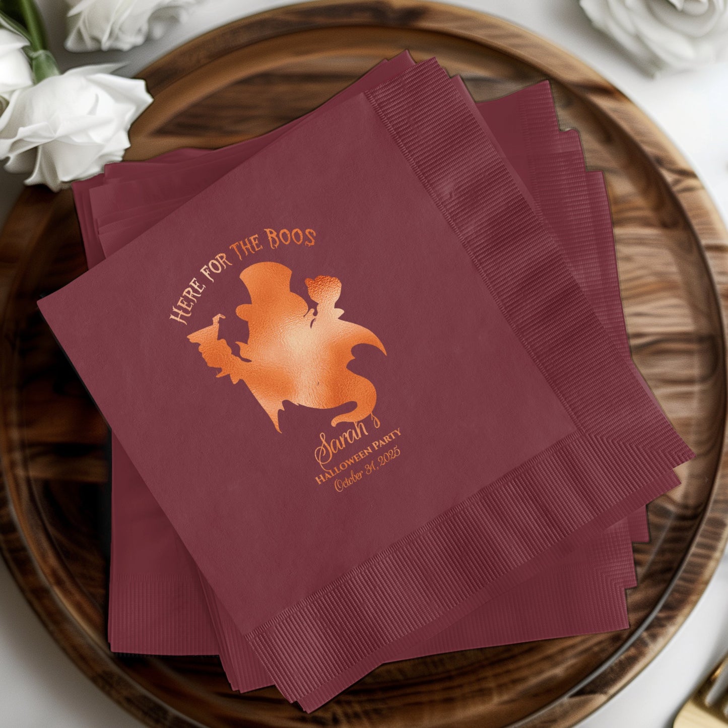 Here for the Boos Halloween Party Napkins product type