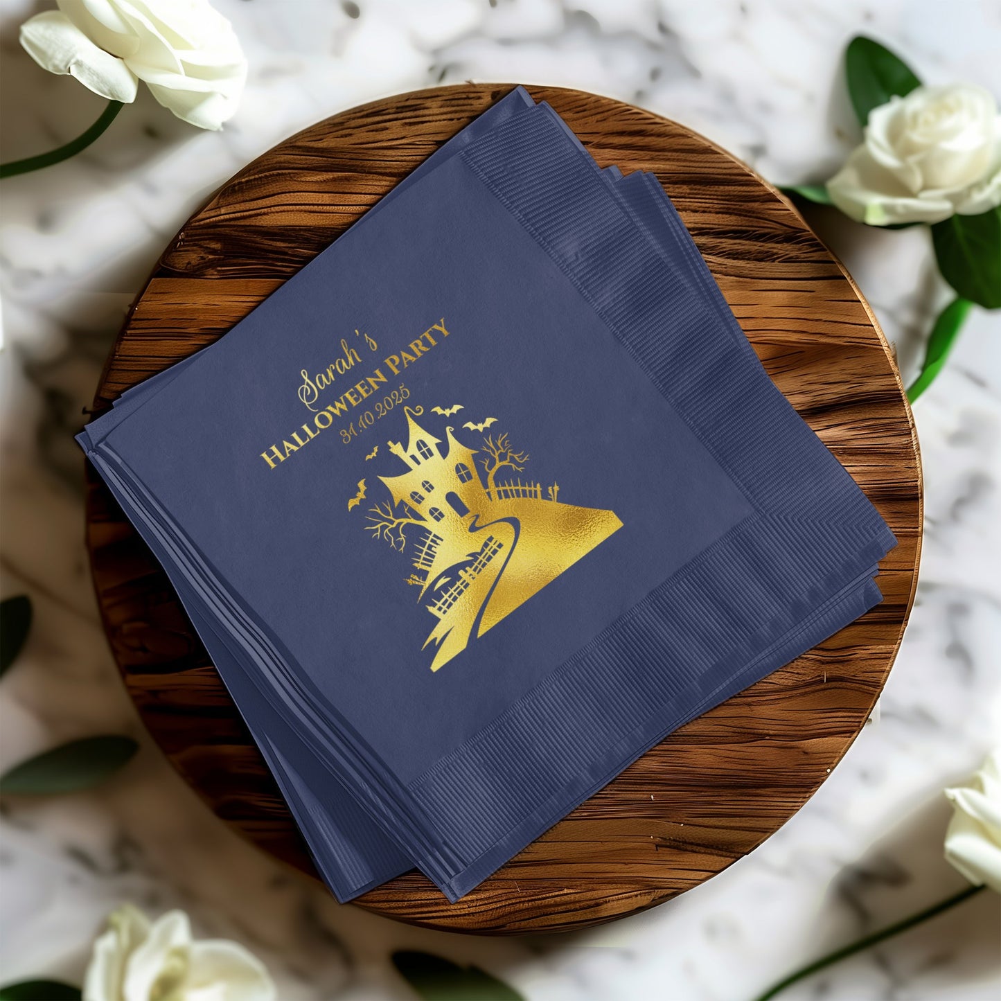 Spooky Halloween Party Custom Printed Napkin product