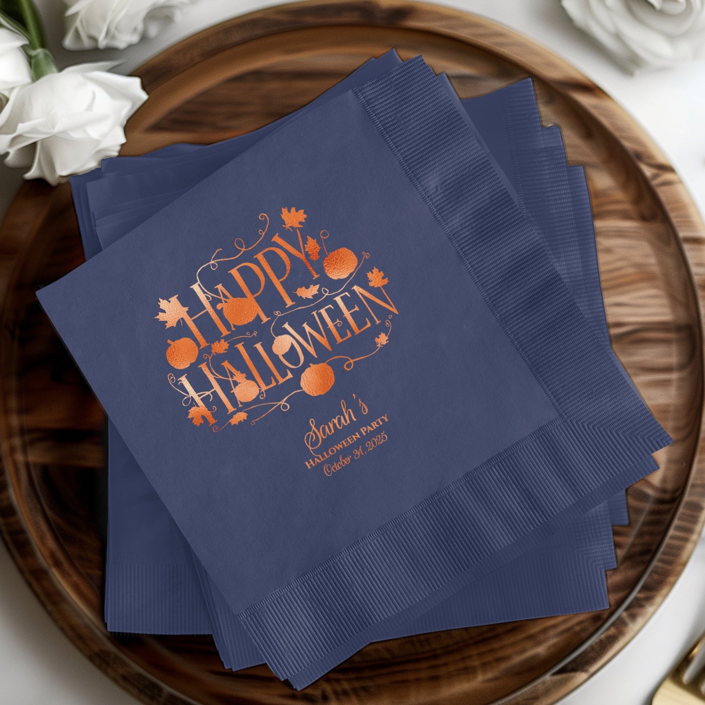 Happy Halloween Personalized Party Napkins product