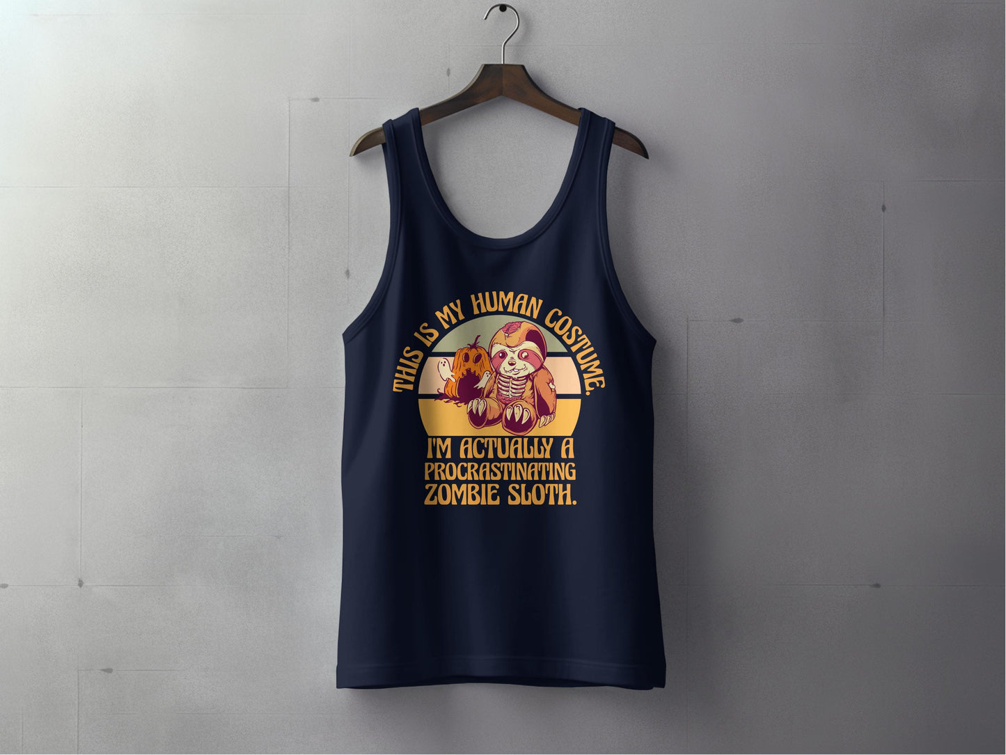 This Is My Human Costume Zombie Sloth Tank Top product