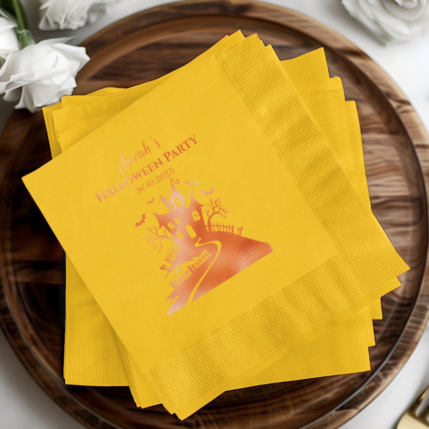 Personalized Halloween Party Napkins product type