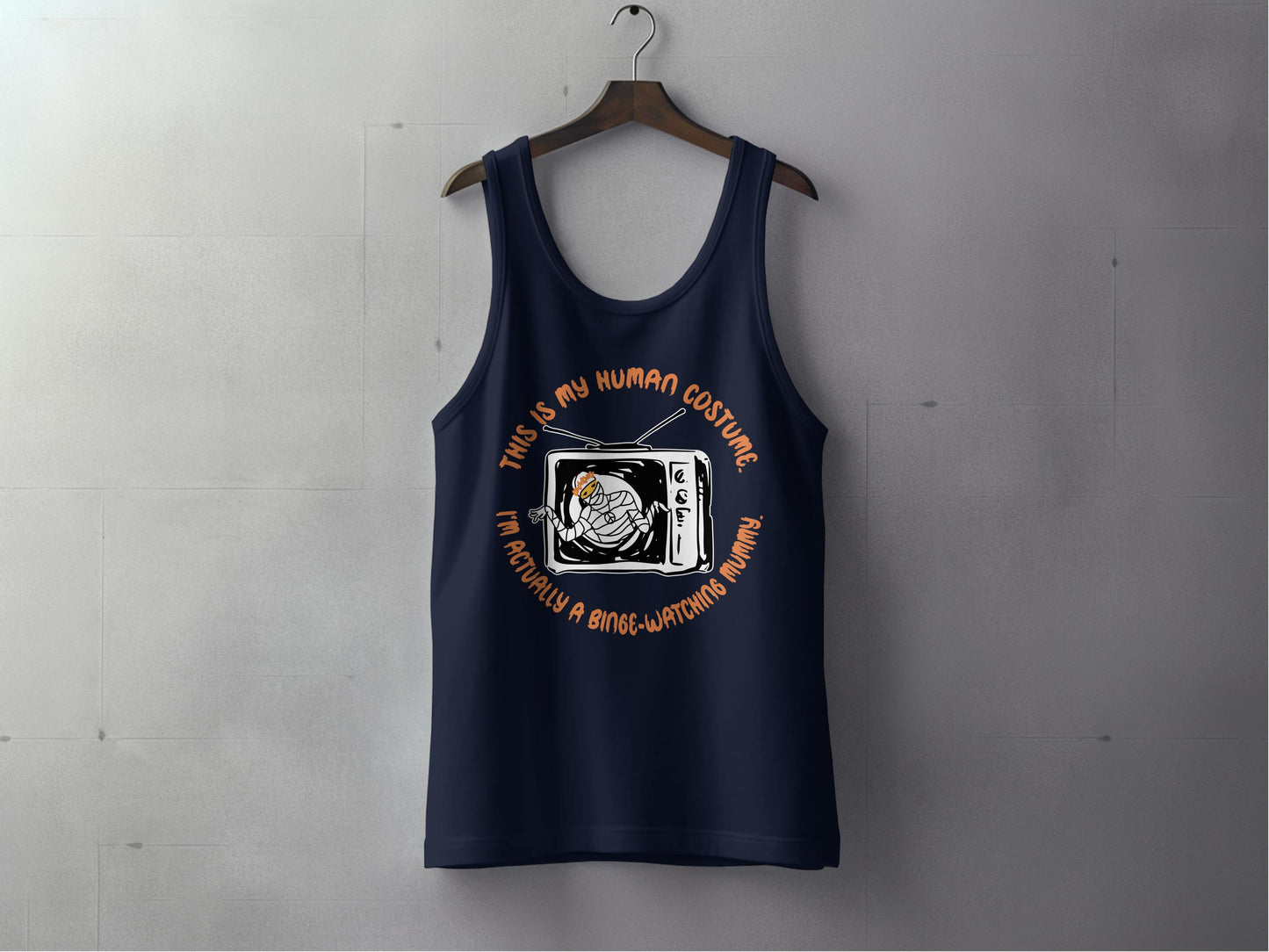 This Is My Human Costume Funny TV Binge Watching Tank product