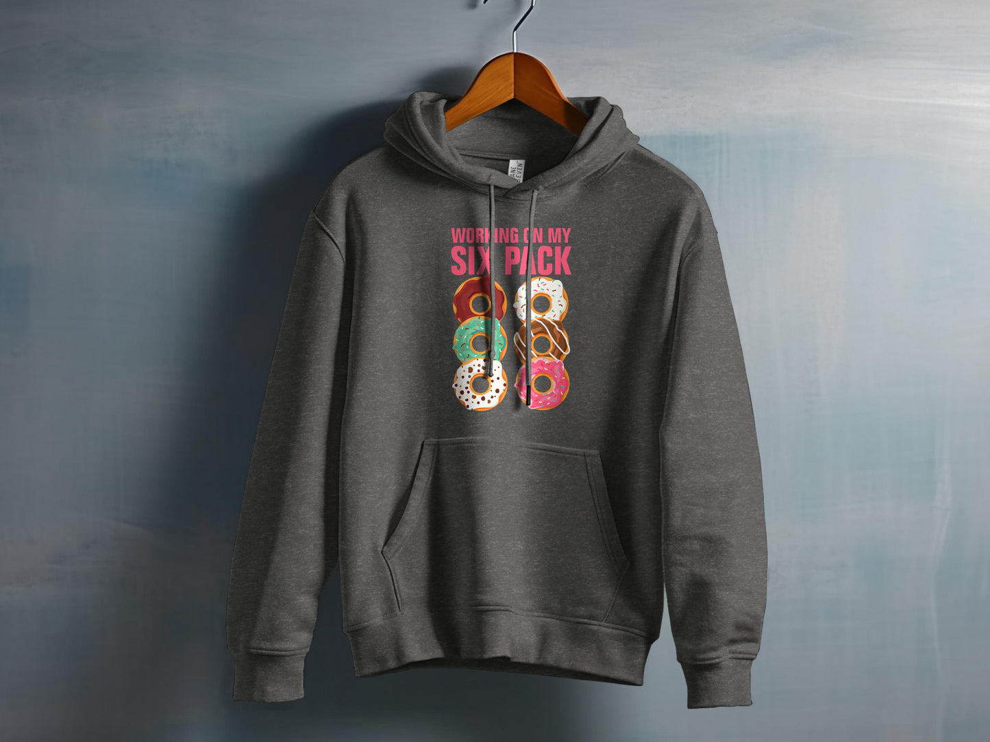 Working In My Six Pack Donuts Hoodie product type