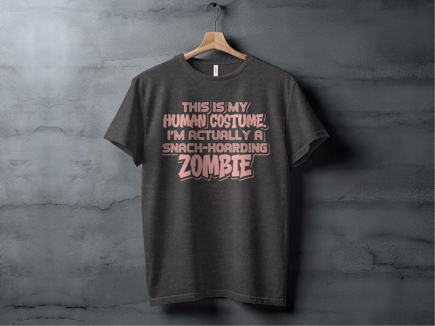 Snack-Hoarding Zombie Human Costume T-Shirt product