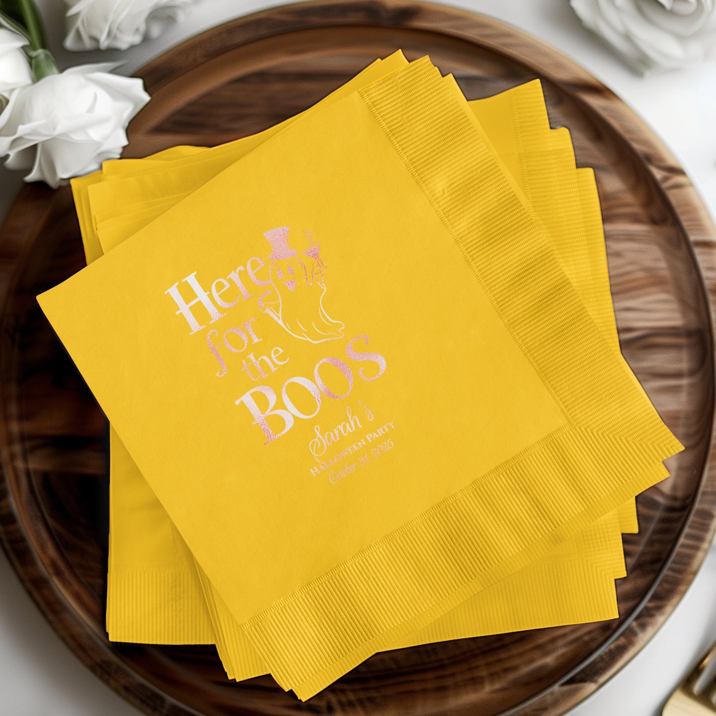 Here for the Boos Entertaining and Party Napkins product