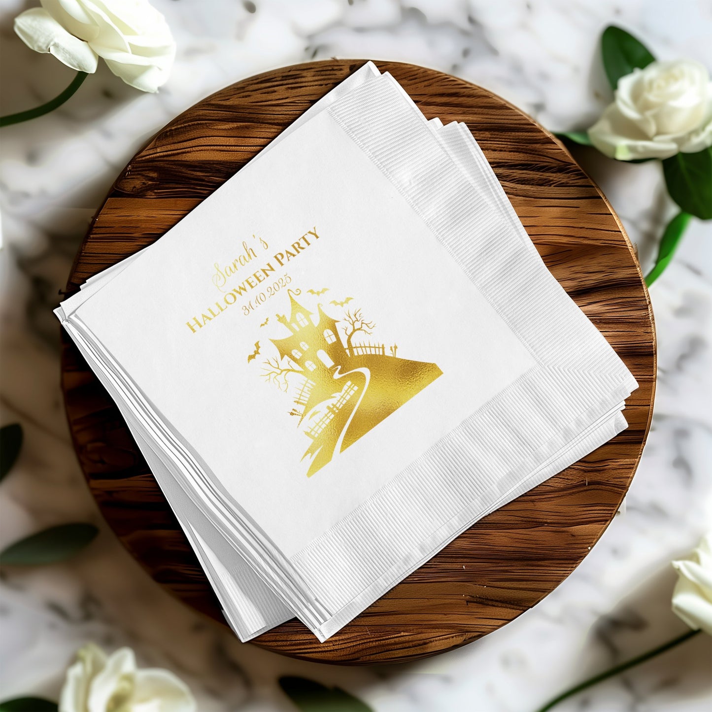Personalized Halloween Party Napkins product