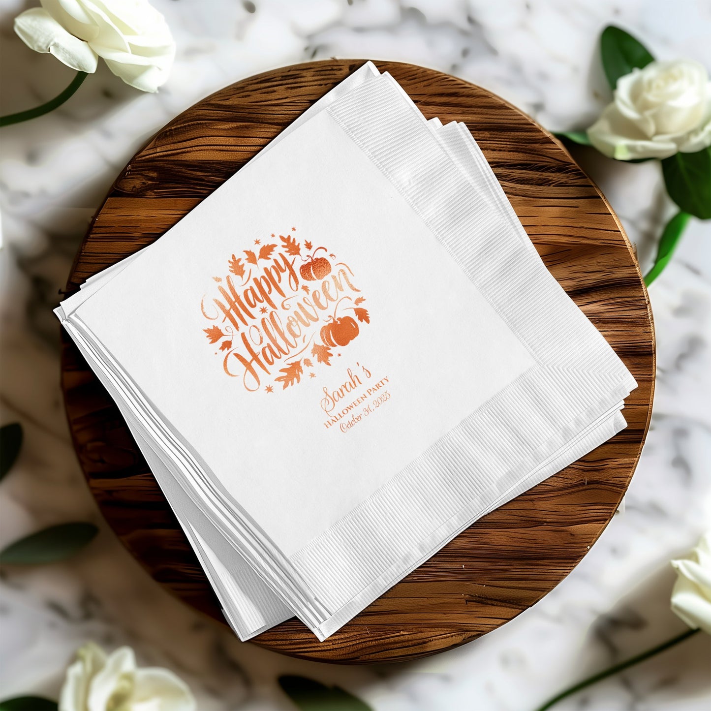 Happy Halloween Personalized Party Napkins product type