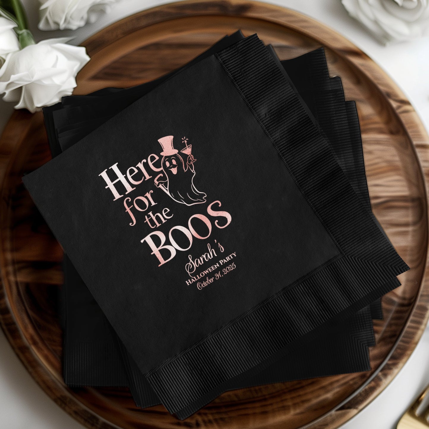 Here for the Boos Halloween Party Napkins product
