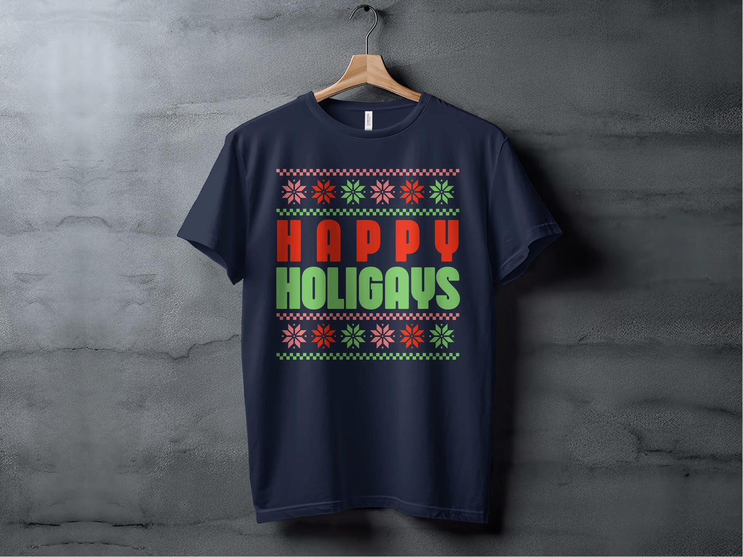 Happy Holigays Festive T-Shirt product type