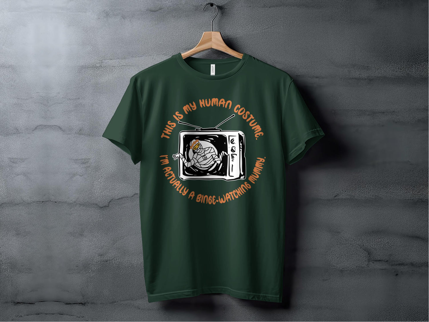 This Is My Human Costume Binge-Watching Mummy T-Shirt product