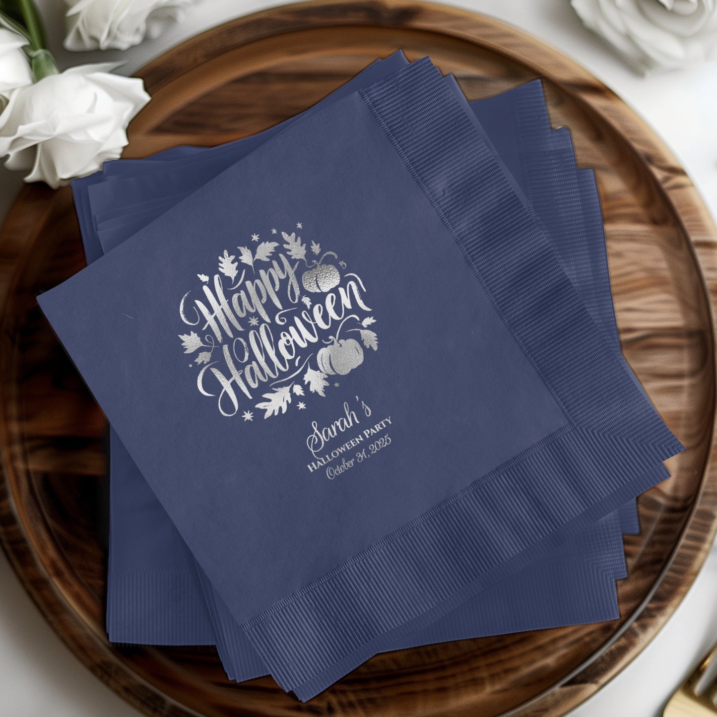 Happy Halloween Custom Party Napkins product