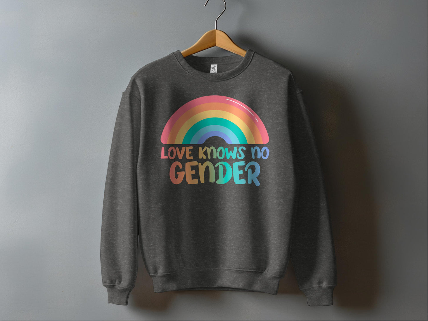 Love Knows No Gender Rainbow Sweatshirt product