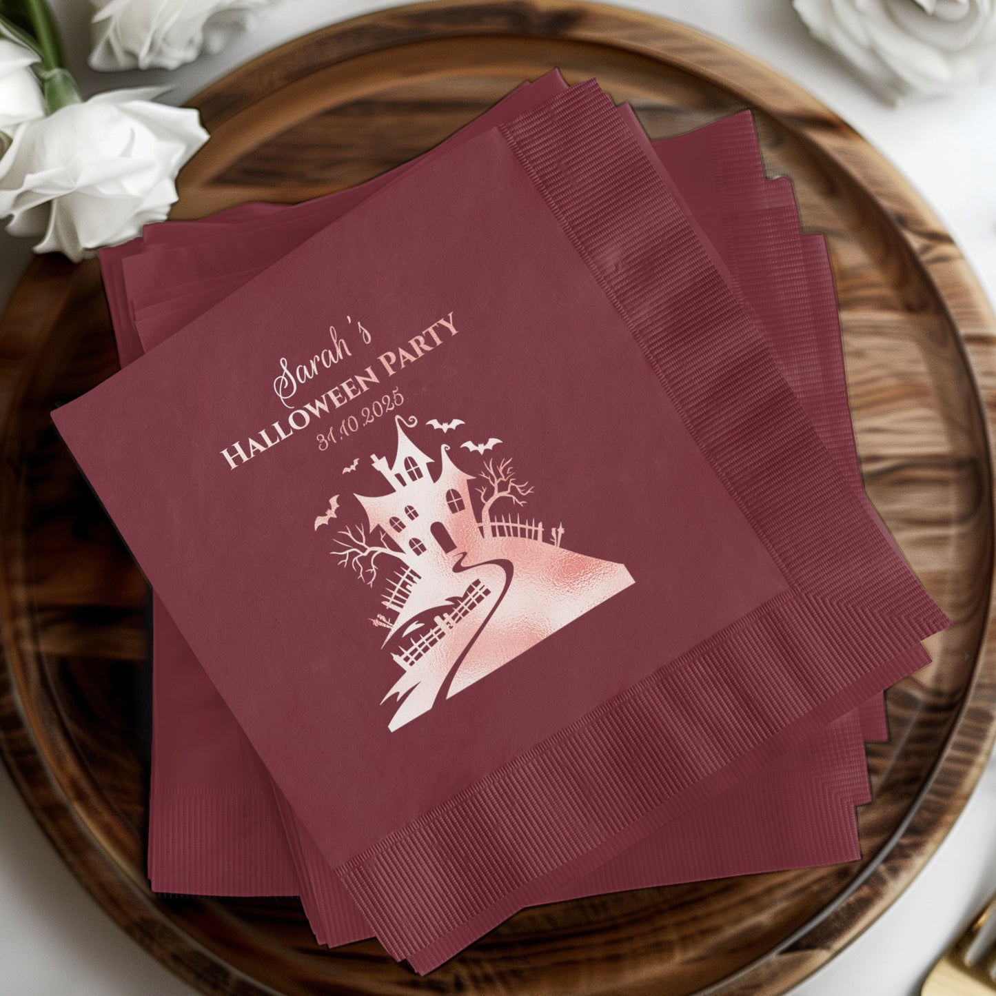 Personalized Halloween Party Napkins product