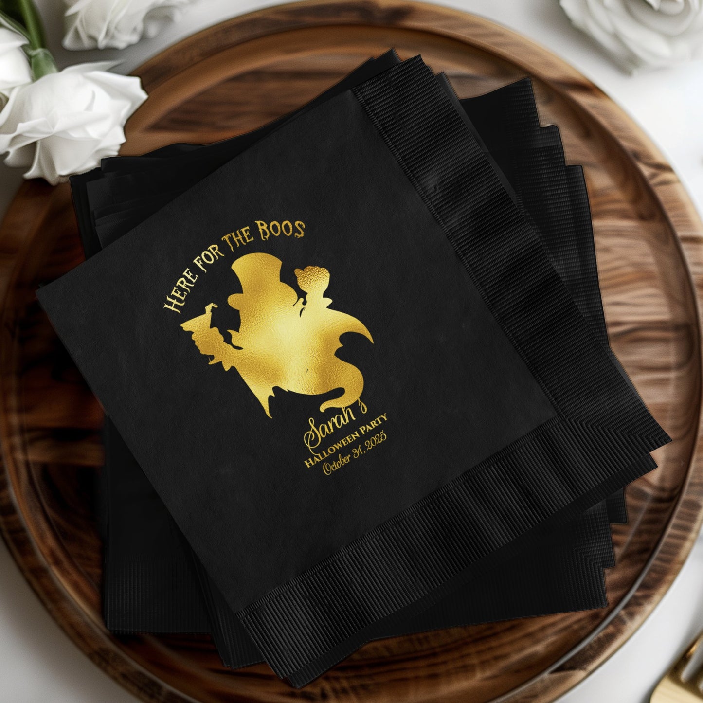 Here for the Boos Halloween Party Napkin product