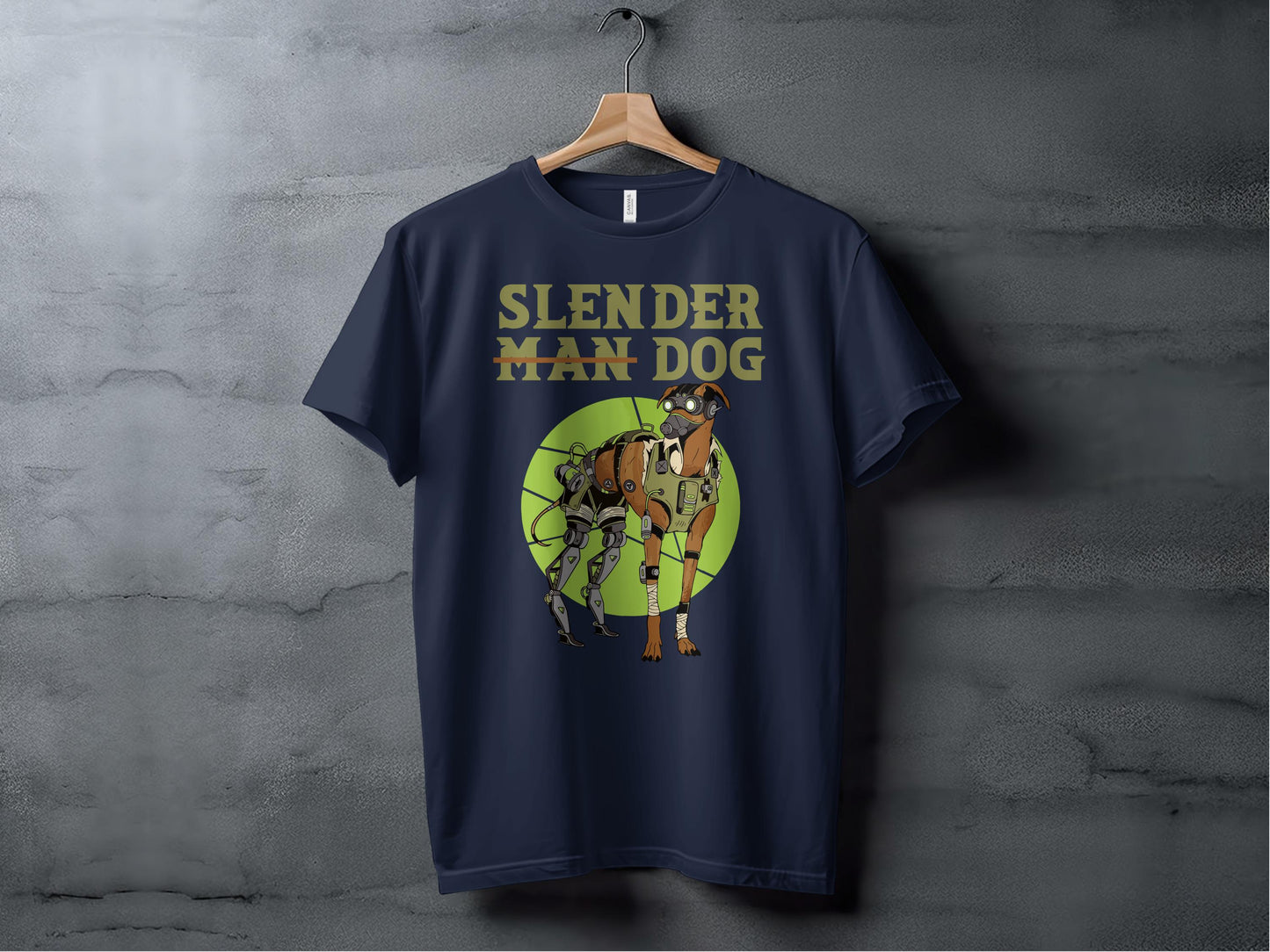 Slender Man Dog T-Shirt Unique Graphic Design product