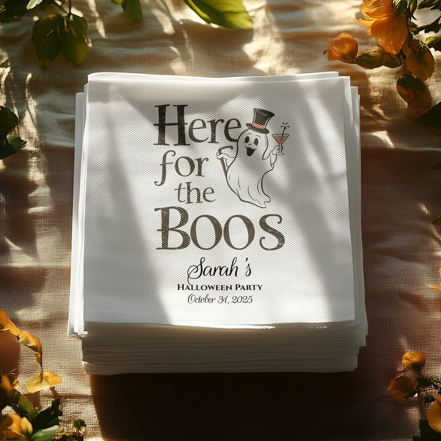 Personalized Halloween Party Napkin product