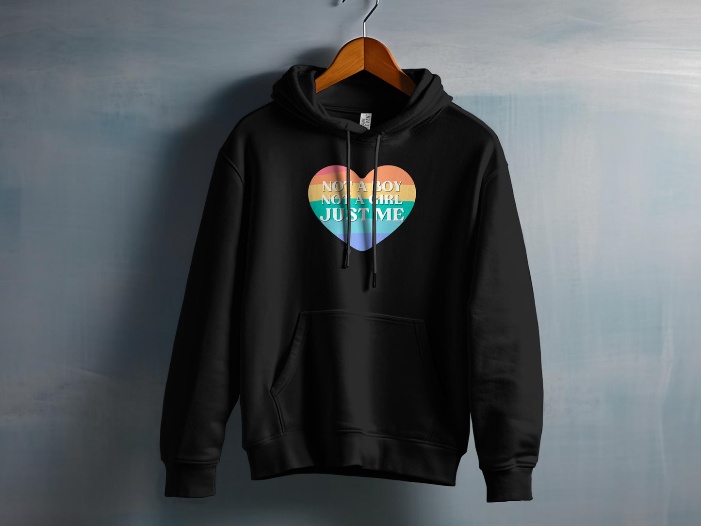 Not A Boy Not A Girl Just Me Hoodie product type