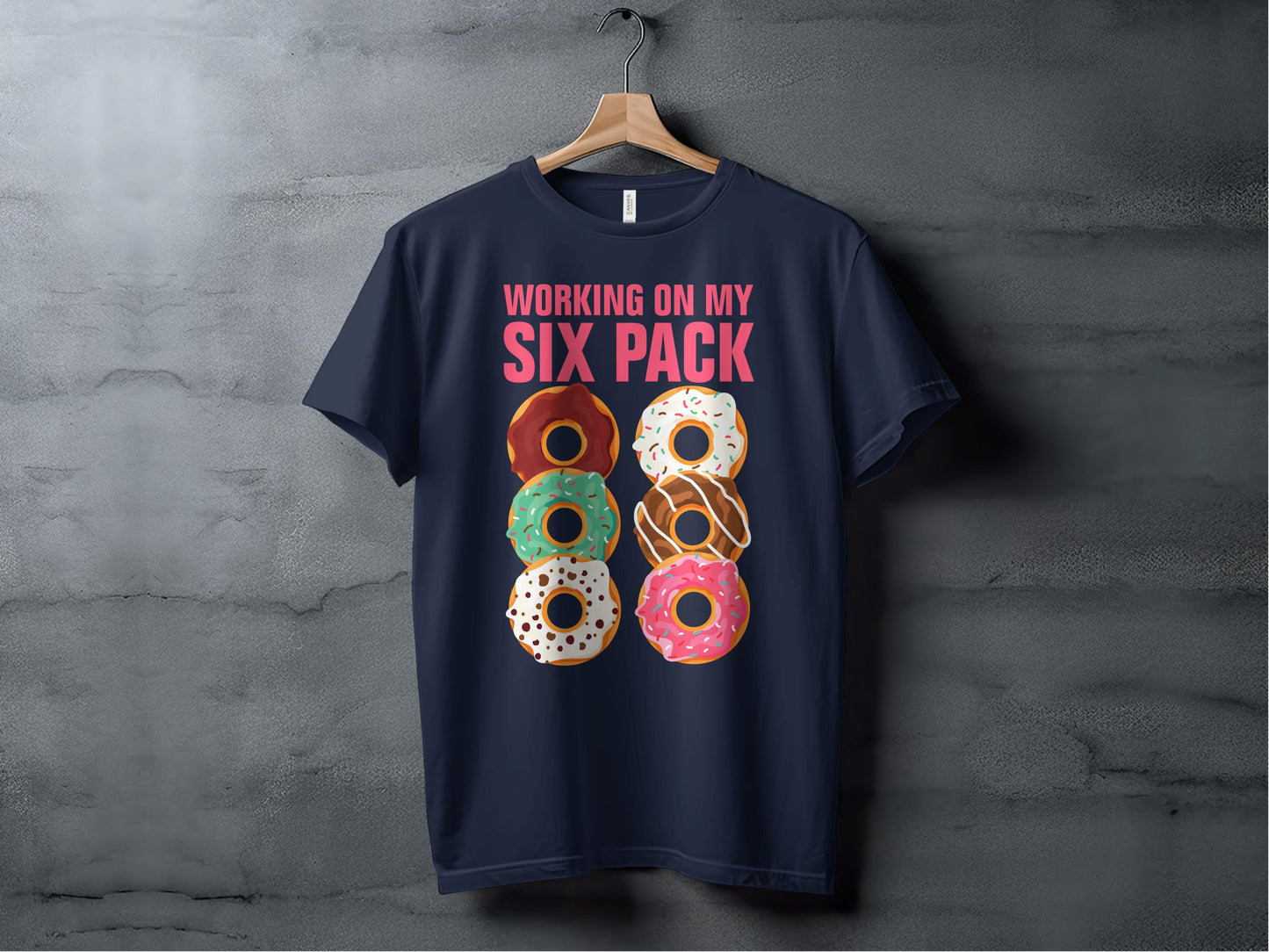 Working On My Six Pack Funny Graphic Tee product
