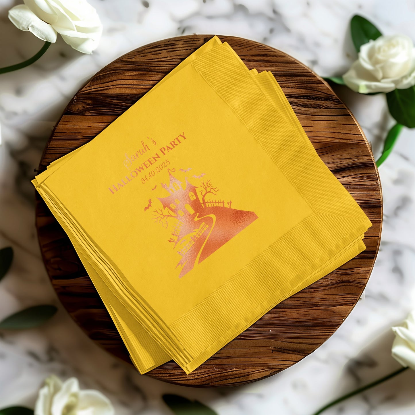 Personalized Halloween Party Napkins product type