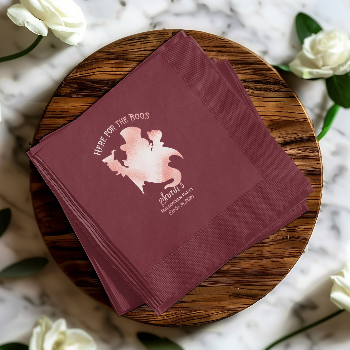 Here for The Boos Halloween Party Napkins product type
