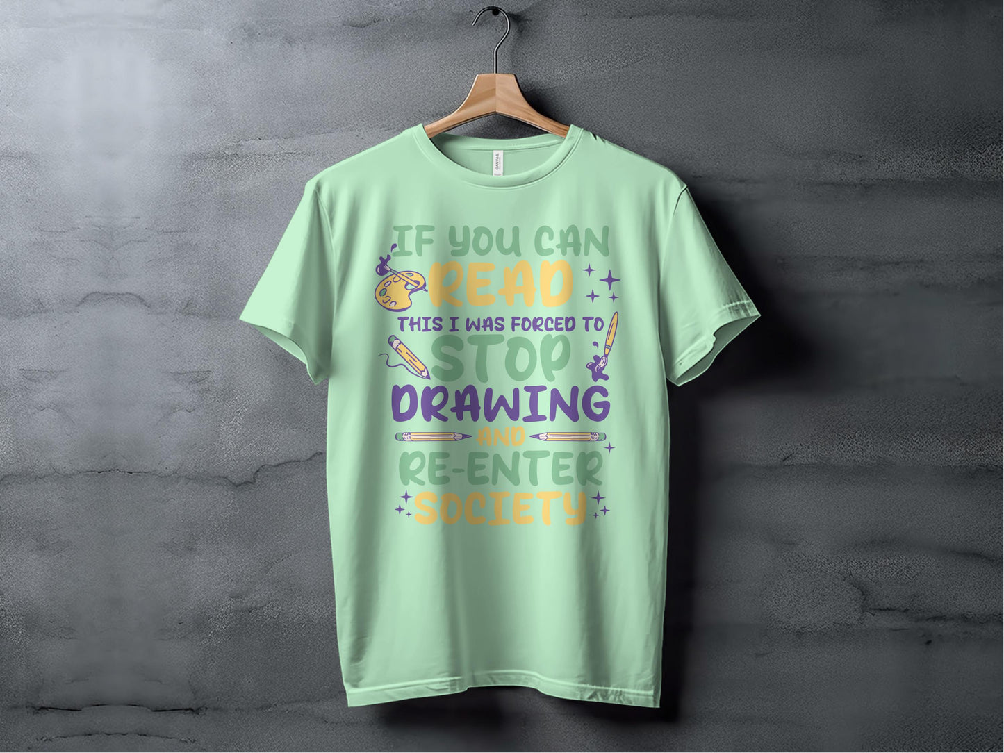 If You Can Read This I Was Forced Drawing product type