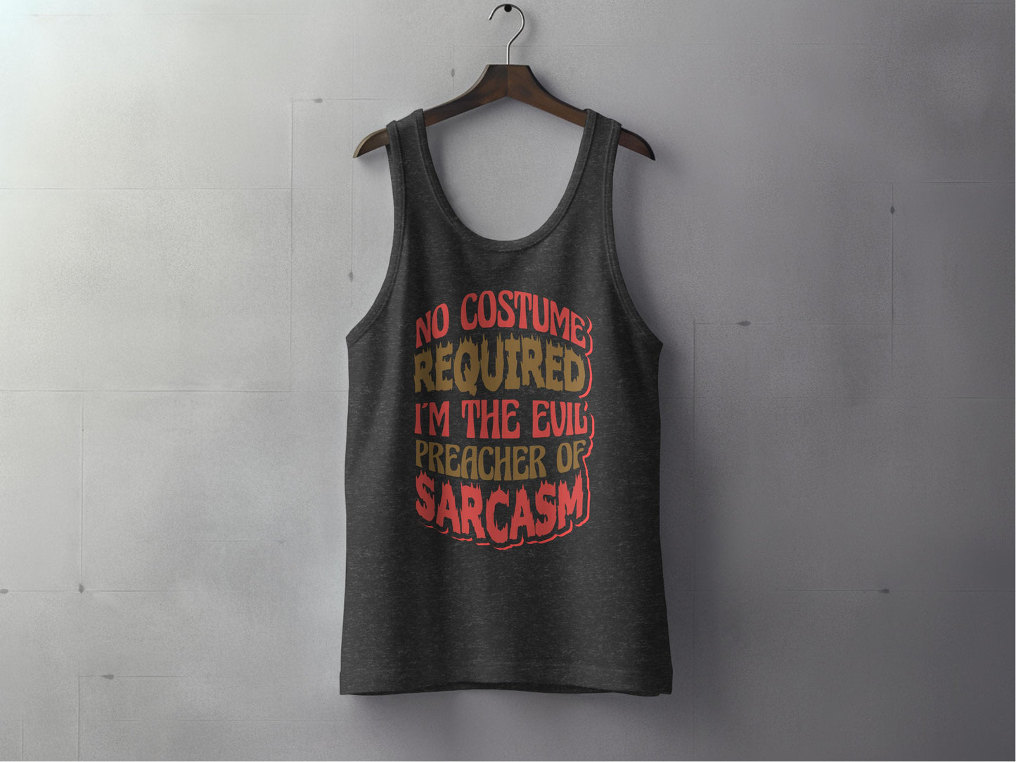 No Costume Required Evil Preacher of Sarcasm Tank Top product