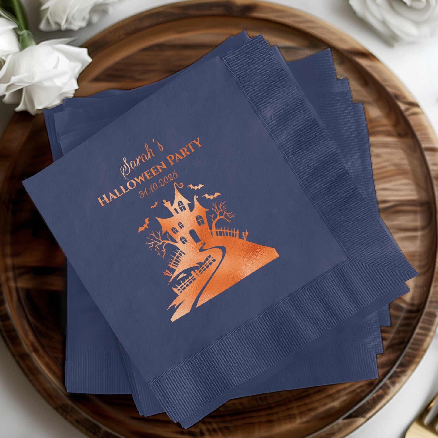 Personalized Halloween Party Theme Napkin product