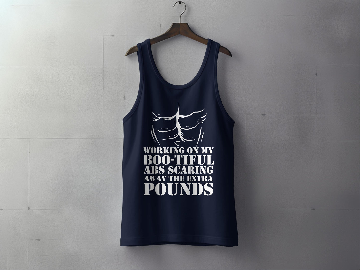 Working On My Boo-tiful Abs Scaring Pounds product type