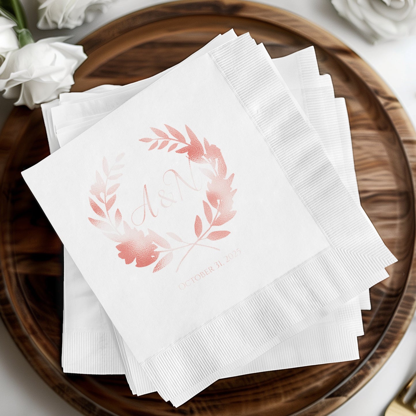 Personalized Wedding Monogrammed Napkins product