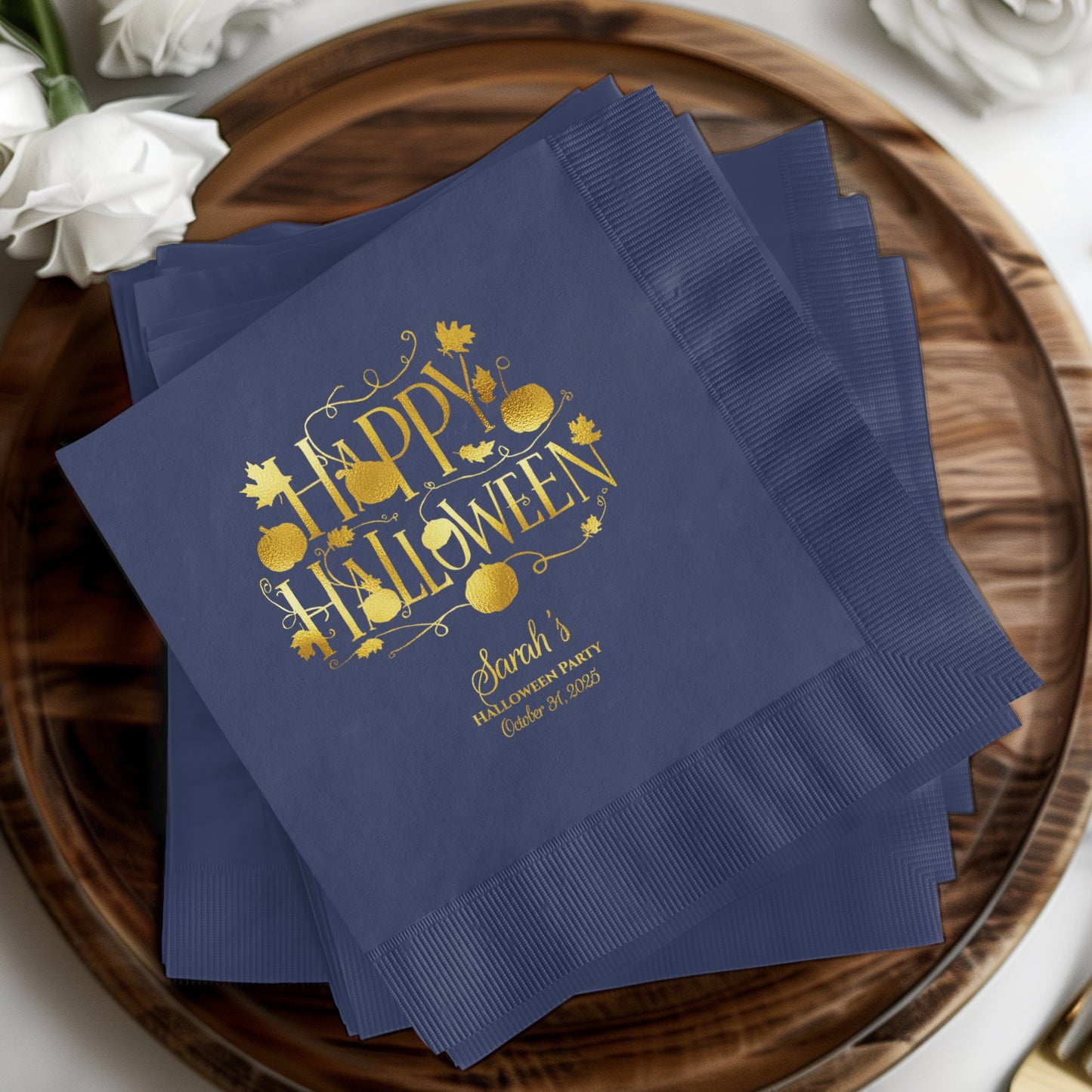 Happy Halloween Personalized Party Napkin product