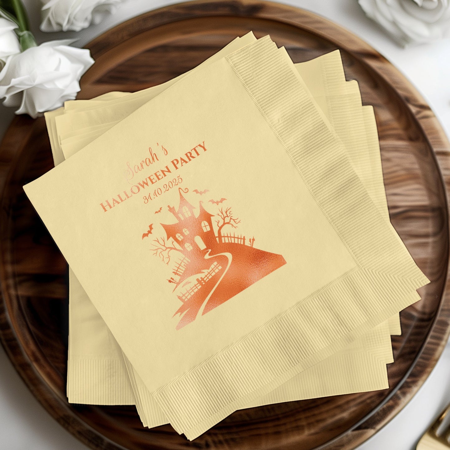 Spooky Halloween Party Personalized Napkin product